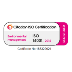 Accreditation and client logo