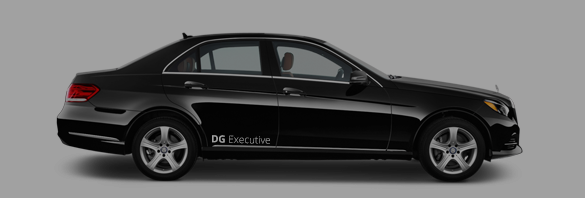 Mercedes E Class executive car side view