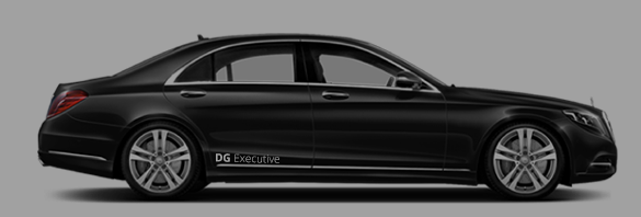 Mercedes S Class executive car side view
