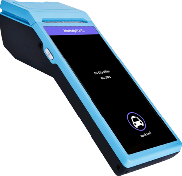 DG Cars Journey Point taxi booking kiosk